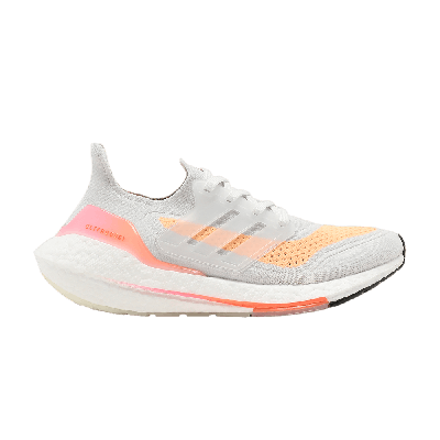 Pre-owned Adidas Originals Wmns Ultraboost 21 'white Acid Orange'