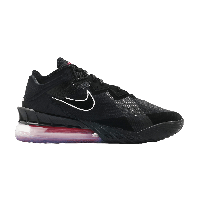 Pre-owned Nike Lebron 18 Low Ep 'bred' In Black
