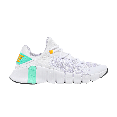 Pre-owned Nike Wmns Free Metcon 4 'white Green Glow'