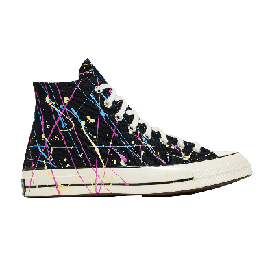 Pre-owned Converse Chuck 70 High 'paint Splatter - Black'