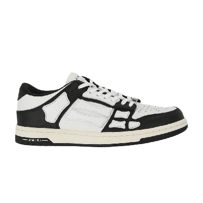 Pre-owned Amiri Skel Top Low 'black White'