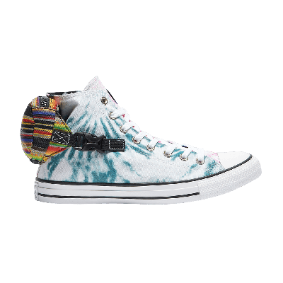 Pre-owned Converse Chuck Taylor All Star Buckle Up High 'tie-dye' In Green