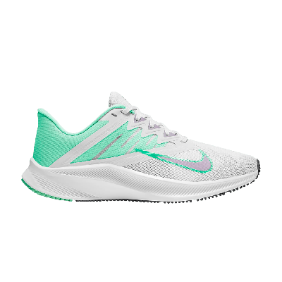 Pre-owned Nike Wmns Quest 3 'white Green Glow'