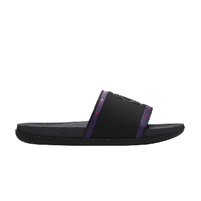 Pre-owned Nike Offcourt Slide 'clemson' In Black