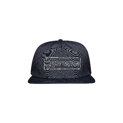 Pre-owned Supreme X Kaws Chalk Logo 5-panel 'navy' In Blue