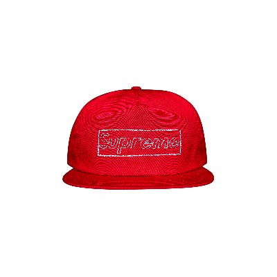 Pre-owned Supreme X Kaws Chalk Logo 5-panel 'red'