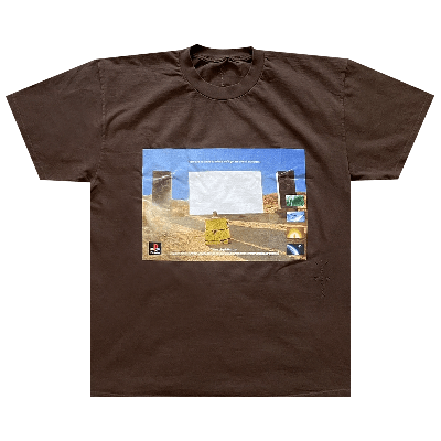 Pre-owned Cactus Jack By Travis Scott Monolith Day T-shirt 'brown'