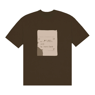 Pre-owned Cactus Jack By Travis Scott X Cactus Plant Flea Market Grill Slip T-shirt 'brown'