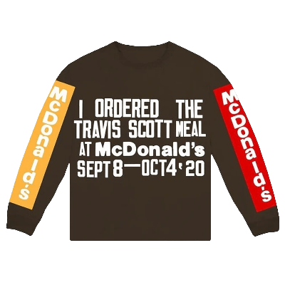 Pre-owned Cactus Jack By Travis Scott X Cactus Plant Flea Market Souvenir Long-sleeve T-shirt 'brown'