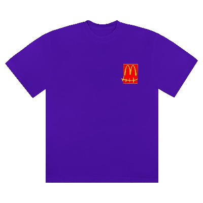 Pre-owned Cactus Jack By Travis Scott X Mcdonald's Action Figure Series Ii T-shirt 'purple'