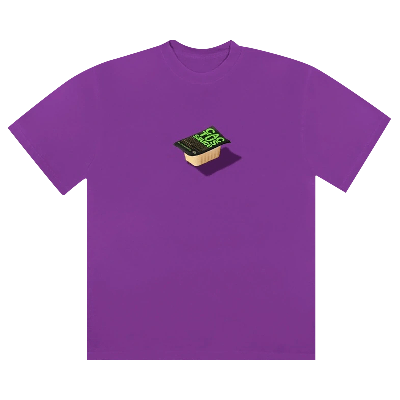 Pre-owned Cactus Jack By Travis Scott Kids' X Mcdonald's Cactus Sauce T-shirt Iii 'purple'
