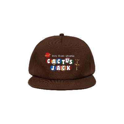 Pre-owned Cactus Jack By Travis Scott X Mcdonald's Live From Utopia Hat 'brown'