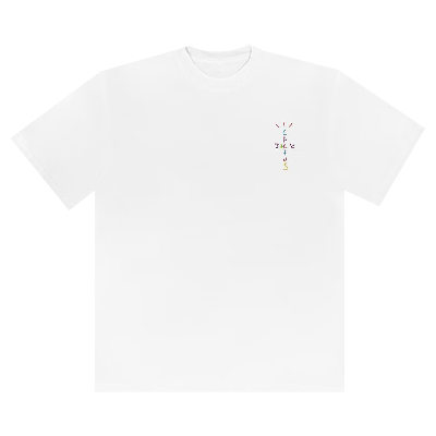 Pre-owned Cactus Jack By Travis Scott X Mcdonald's Smile T-shirt 'white'