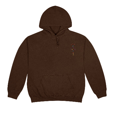 Pre-owned Cactus Jack By Travis Scott Kids'  X Mcdonald's Smile Hoodie 'brown'