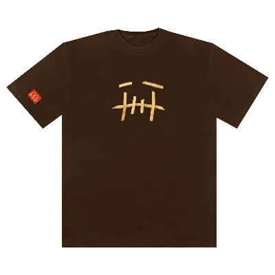 Pre-owned Cactus Jack By Travis Scott X Mcdonald's Fry T-shirt Ii 'brown'