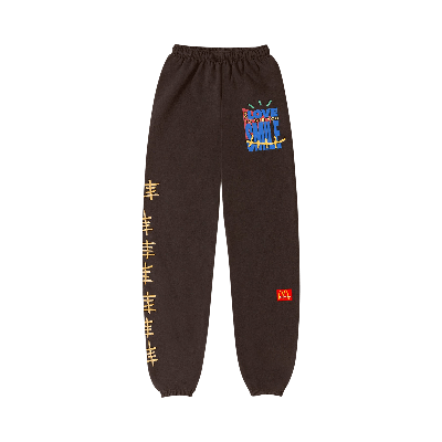 Pre-owned Cactus Jack By Travis Scott X Mcdonald's Smile Sweatpants 'brown'