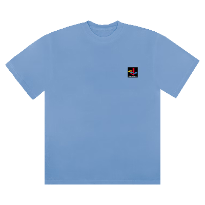 Pre-owned Cactus Jack By Travis Scott Gamer Ii T-shirt 'blue'