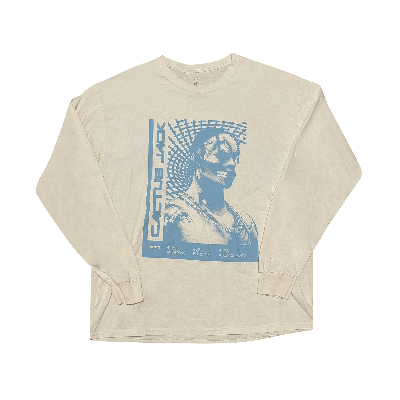 Pre-owned Cactus Jack By Travis Scott T-3500 Repeat Long-sleeve T-shirt 'white'