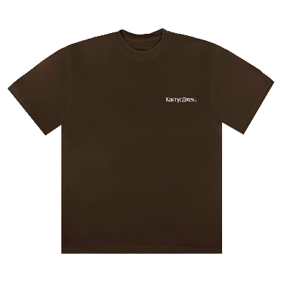 Pre-owned Cactus Jack By Travis Scott Kids' The Scotts Sicko Event T-shirt 'brown'