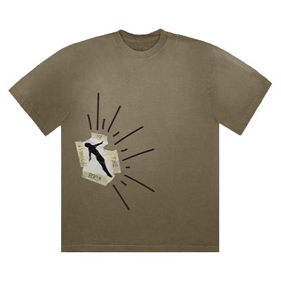 Pre-owned Cactus Jack By Travis Scott Highest In The Room Dive T-shirt 'green'