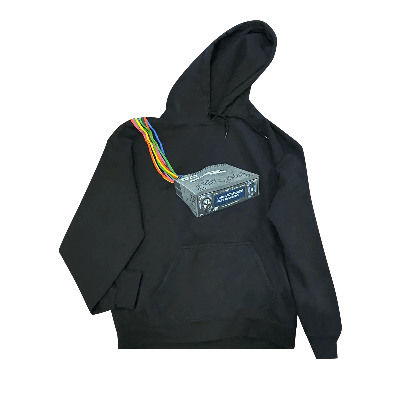 Pre-owned Cactus Jack By Travis Scott Jackboys Cord Cutters Hoodie 'black'