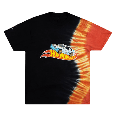 Pre-owned Cactus Jack By Travis Scott Jackboys Racing T-shirt 'tie-dye' In Multi-color