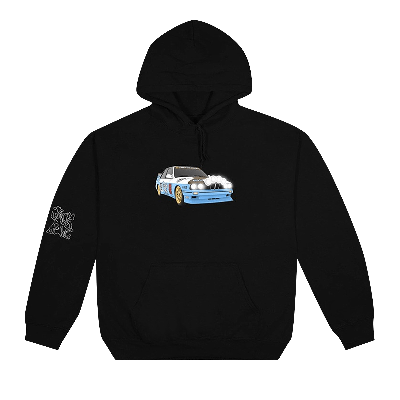 Pre-owned Cactus Jack By Travis Scott Jackboys Vehicle Hoodie I 'black'