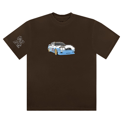Pre-owned Cactus Jack By Travis Scott Jackboys Vehicle T-shirt V 'brown'