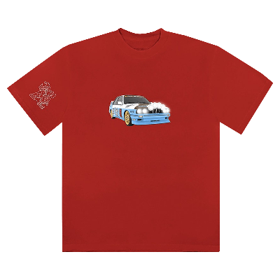 Pre-owned Cactus Jack By Travis Scott Jackboys Vehicle T-shirt Ii 'red'