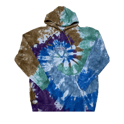 Pre-owned Cactus Jack By Travis Scott Astroworld Festival Run Hoodie 'tie-dye' In Multi-color