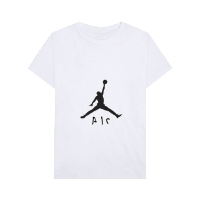 Pre-owned Cactus Jack By Travis Scott Kids' X Air Jordan T-shirt 'white'