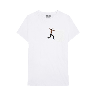 Pre-owned Cactus Jack By Travis Scott X Virgil Abloh By A Thread T-shirt (air Jordan 4 Version) 'white'