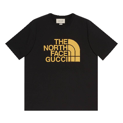 Pre-owned The North Face X Gucci Oversize T-shirt 'black'