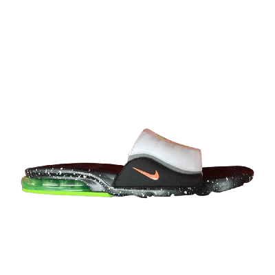 Pre-owned Nike Air Max Camden Slide 'white Volt Speckled' In Black