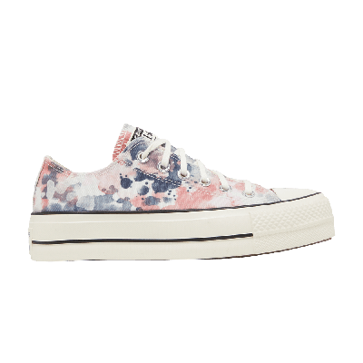 Pre-owned Converse Wmns Chuck Taylor All Star Platform Low 'washed Florals' In Multi-color