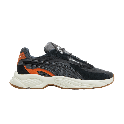 Pre-owned Puma Porsche Legacy X Rs-connect 'asphalt Carrot' In Black