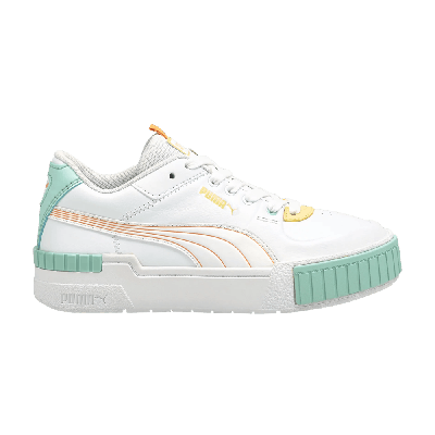 Pre-owned Puma Wmns Cali Sport 'pastel Mix - Peach Cobbler' In White