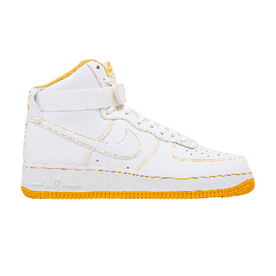 Pre-owned Nike Air Force 1 High '07 'laser Orange' In White