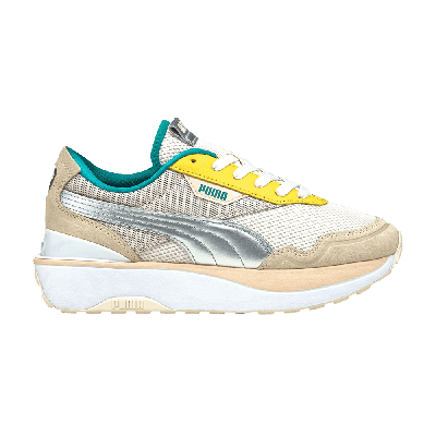 Pre-owned Puma Wmns Cruise Rider 'ocean Queen' In Cream