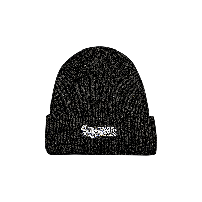 Pre-owned Supreme Gonz Logo Beanie 'black'