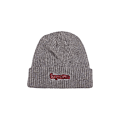 Pre-owned Supreme Gonz Logo Beanie 'grey'