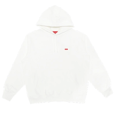 Pre-owned Supreme Small Box Hooded Sweatshirt 'white'