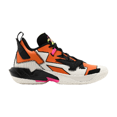 Pre-owned Air Jordan Jordan Why Not Zer0.4 'shattered Backboard' In Orange