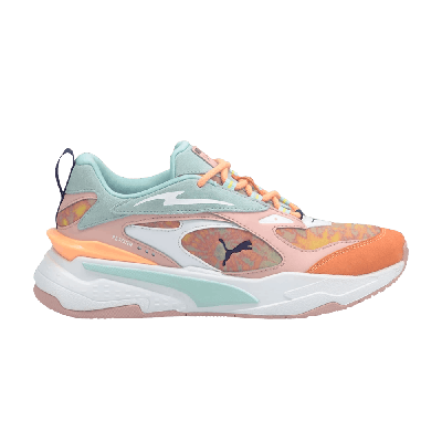 Pre-owned Puma Wmns Rs-fast 'tie Dye - Peachskin Blue Glow' In Pink