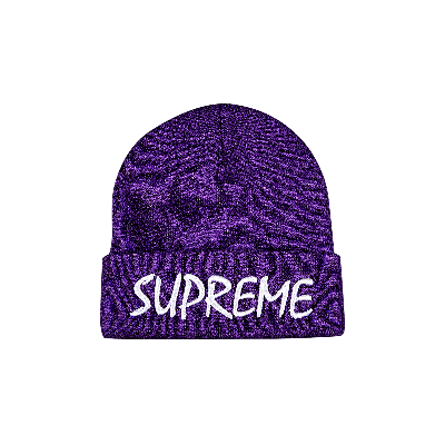 Pre-owned Supreme Ftp Beanie 'purple'