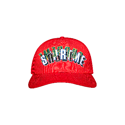 Pre-owned Supreme Stacked Cordura 6-panel 'red'