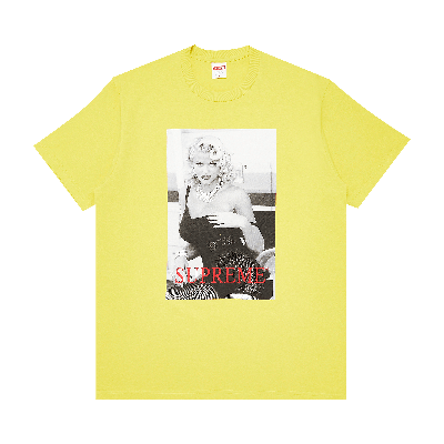 Pre-owned Supreme Anna Nicole Smith Tee 'lemon' In Yellow