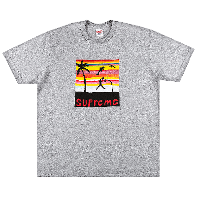 Pre-owned Supreme Dunk Tee 'heather Grey'