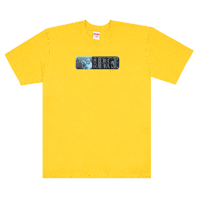 Pre-owned Supreme Miles Davis Tee 'lemon' In Yellow