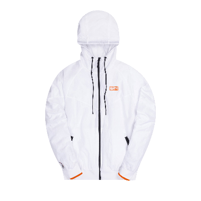 Pre-owned Kith And Nike For New York Knicks Windrunner Jacket 'white'